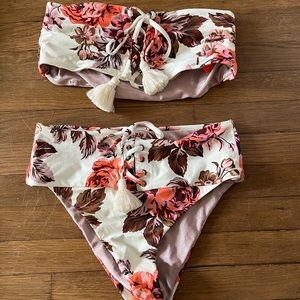 maaji floral bikini set